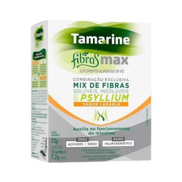 Imagem de Tamarine Fibras Max em Pó Sabor Laranja 10 sachês com 6,5g cada - Hype