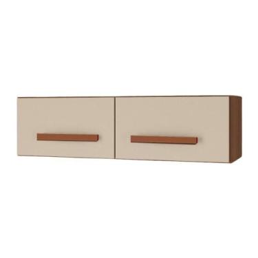 Imagem de Armario Aéreo Geladeira 79 Cm Mara Savana Off White Mobbs - MOBLIS MÓV