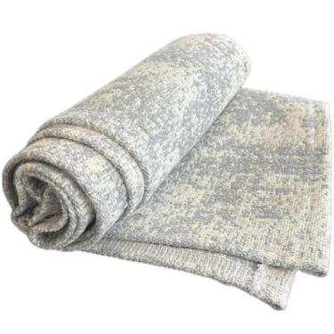 Imagem de Tapete Passadeira de Cozinha 100% Algodão Grosso e Macio Lavável na Máquina Diversos Tamanhos e Cores (Abstrato Cinza claro,0,45X2,00)