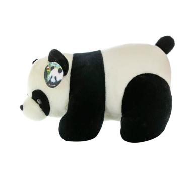 Imagem de Boneca de brinquedo de pelúcia Standing Panda 33 cm realista e macia