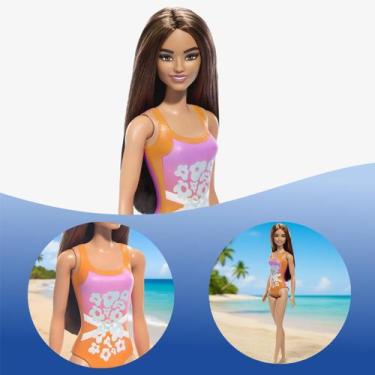 Imagem de Boneca Barbie Fashion & Beauty Praia Maio Laranja Hxx50 - MATTEL