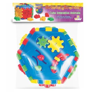 Imagem de Divplast Cubo Interativo Animais Brincar e Crescer