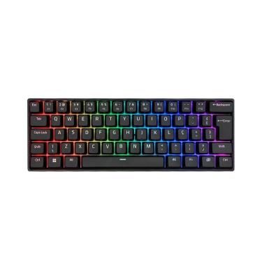 Imagem de Teclado Mecânico Akko 3061S Preto Abnt2 Switch Orange Rgb