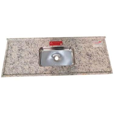 Imagem de Pia De Granito Bege Arabesco 1,50 Metro - La Pia De Granito Bege Arabesco 1,50 Metro - Lg