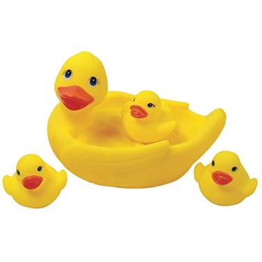 Imagem de Playmaker Toys Amigos De Brinquedo Para Banheira De Família De Pato De Borracha Também Um Ótimo Conjunto De Brinquedos Para Mastigar Para Cães De Estimação