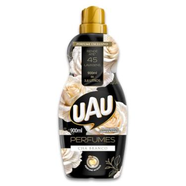 Imagem de Amaciante Concentrado 900ml UAU Perfume Chá Branco