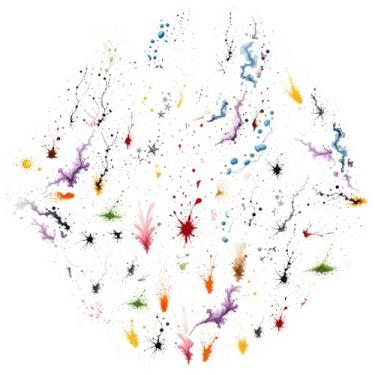 Imagem de Adesivos minimalistas de pintura natural com 35 peças decalques de grafite vibrantes adesivos de recompensa de professores para guitarra, laptop, capacete, skate, laptop, bagagem, álbum de recortes