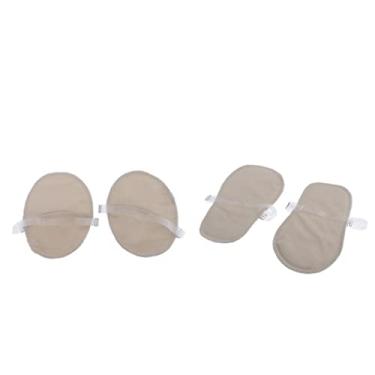 Imagem de barenx 2 pares de almofadas absorventes de axila macias à prova de suor para axilas