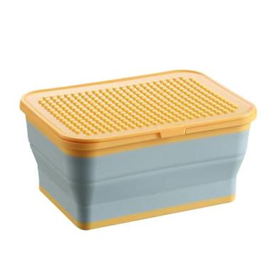 Imagem de Organizador De Brinquedos | Baú Organizador De Silicone Dobrável Grande - Baú Para Brinquedos,Para Quarto Sala Peluches Blocos De Montar Meninos Meninas