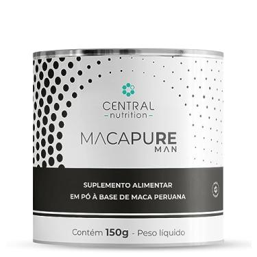 Imagem de Maca Pure Men Central Nutrition – Maca Peruana Premium em Pó 150g | Energia Natural e Vitalidade | Suplemento Nutricional Masculino | Vegano e Sem Glúten