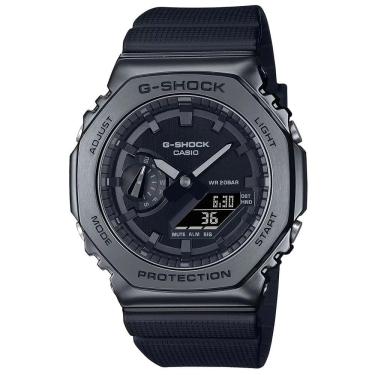 Imagem de Relógio CASIO G-SHOCK anadigi cinza masculino GM-2100BB-1ADR