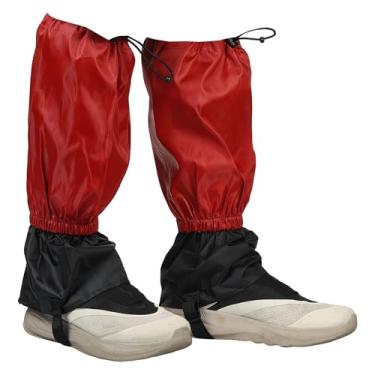 Imagem de YELARXI Polainas de perna, polainas de neve para caminhadas à prova d'água ajustáveis e leves para botas de neve com alça para os pés - Adequado para (sapatos de neve/caminhada/caça/escalada), 45,7 cm