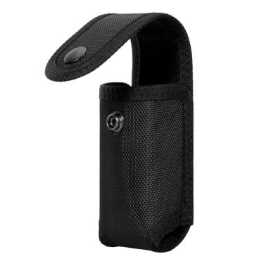Imagem de KENOBEE Coldre de spray OC/Mace para bolsa de spray de pimenta MK3, bolsa moldada de nylon com aba superior, estojo de transporte MOLLE para segurança policial LE