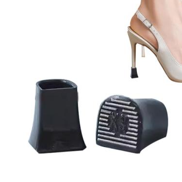 Imagem de es de calcanhar para sapatos, es de calcanhar para sapatos de salto alto | de calcanhar antiderrapante para reparo e reposição de calcanhar - A ponta do pino com redução de ruído cobre rolhas de salto