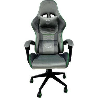 Imagem de Cadeira Gamer Giratória Cinza: Conforto E Estilo - Ideal