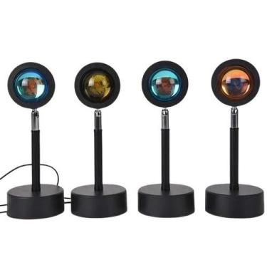 Imagem de Luminaria Por Do Sol Luz Projetor Led Sunset Foto Golderhour - Your