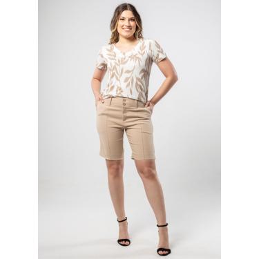 Imagem de Bermuda Pau a Pique Linho Bege