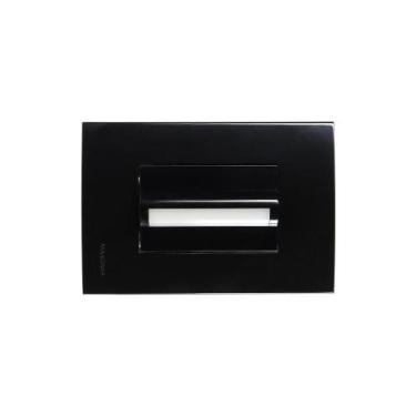 Imagem de Balizador Horizontal Margirius Sleek Placa 4X2 Preto 3000K