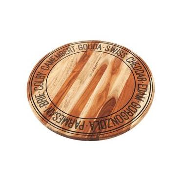 Imagem de Tábua De Corte Redonda Madeira Acácia 40Cm - James.F