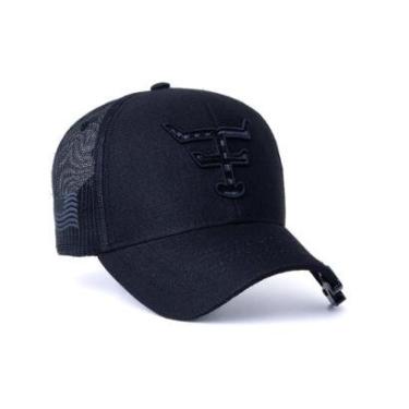 Imagem de BONE TEXAS FARM COM ABRIDOR - TF1041 - PRETO ÚNICO-Unissex