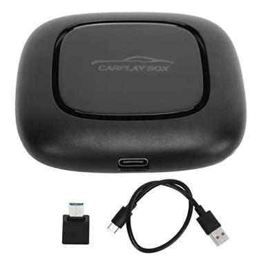 Imagem de Adaptador carplay sem fio bluetooth 5.0 4gb 64gb rom suporte wifi 4g caixa de conversão fácil plug and play para a maioria dos veículos (Região da Europa)