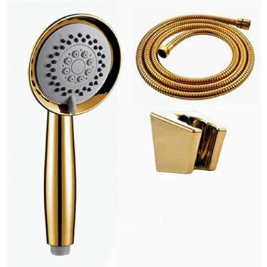 Imagem de YYBOES Chuveiro de cabeça de chuveiro filtro de chuveiro elétrico cabeça de chuveiro chuveiro de alta pressão para aumentar a pressão Chuveiro portátil de três funções-e.