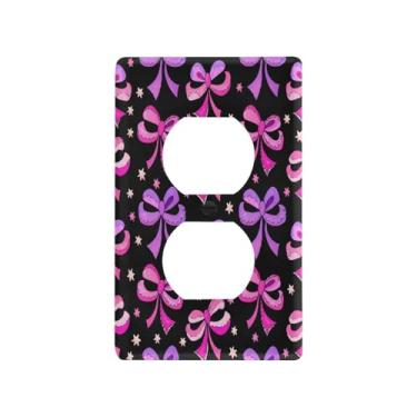 Imagem de Wassud Placa decorativa para tomada decorativa para tomadas elétricas 4,53 x 2,76 polegadas