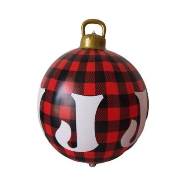 Imagem de Bola Inflável de Natal Gigante (60cm) - Decoração para Árvore de Natal