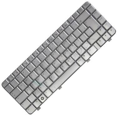 Imagem de Teclado mBook Para Notebook Hp Pk1303vbb30 Dv4-1620br Cor Prata