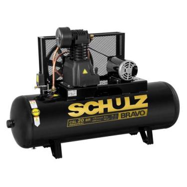 Imagem de Compressor de Ar Schulz 20pcm CSL20 Bravo 200 Lts 175 Lbs 5 Cv Trifási