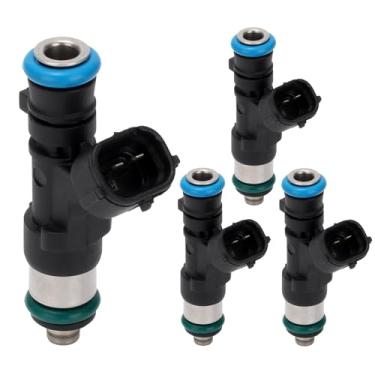 Imagem de Conjunto de 4 injetores de combustível | Compatível com Nissan Altima 2007-2013 Rogue 2008-2013 Rogue Select 2014-2015 Sentra 2007-2012 2,5L L4| Substitui FJ1020 16600-JA00B 800-205666 N