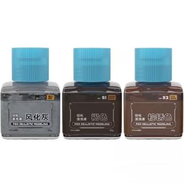 Imagem de MP-10~MP-29 40 g Tinta de painel à base de água para painel de tinta de construção de modelos, cor de destaque de linha (Hobby Tools) (MP-51/52/55(3 frascos))