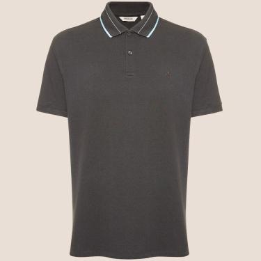 Imagem de Camisa Polo Dudalina Jacquard Frisos Masculino-Masculino