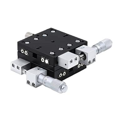 Imagem de Eixo XY 80 * 80mm Estação de Desbaste Deslocamento Manual Plataforma Estágio Linear Mesa Deslizante LY80-C LY80-L LY80-R Tipo Trilho Cruzado(LY80-C)