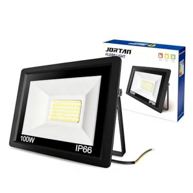 Imagem de Refletor LED Externo 100W 6500K IP66 Bivolt Iluminação para Fachada, Jardim e Área Comercial Alumínio à Prova D’água e Econômico