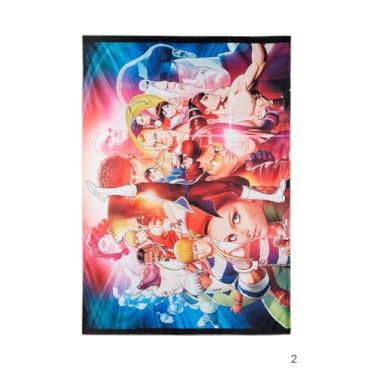 Imagem de Micotaku Tapeçaria Street Fighter oficialmente licenciada – 2 estilos (Chun-Li/Cammy e alinhamento completo de personagens) Anime Game Room Wall Hanging