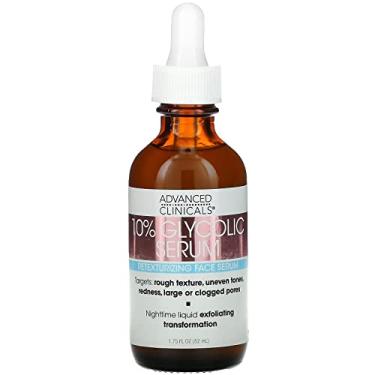 Imagem de Clínicos avançada glicólico Peel Soro + tratamento com ácido salicílico. Fórmula suave w / 10% de ácido glicólico Alvos linhas finas, poros dilatados e manchas de idade. 1,75 fl oz. Dermatologicamente testado. 100% Limpe a beleza