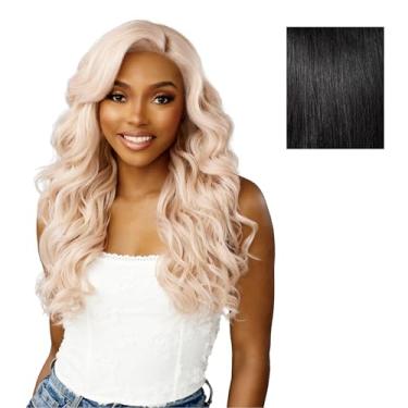 Imagem de Sensationnel Dashly Lace Front Wig - Unit 56 Hand Tied Laceparting Ear to Ear Synthetic (1 JETBLACK)
