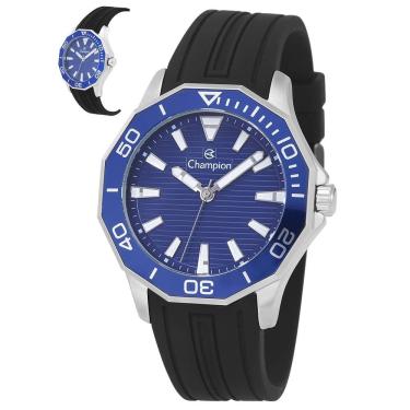 Imagem de Relógio Champion Masculino Ref: Ch30313f Esportivo Prateado