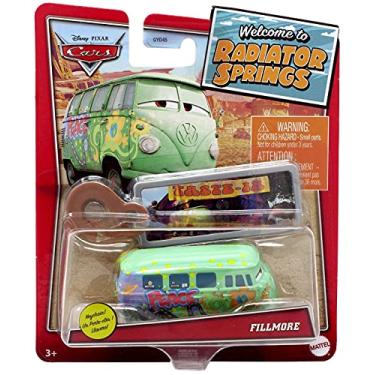 Imagem de Disney Cars Fillmore, [1:55 Scale] Welcome to Radiator Springs Includes Keychain
