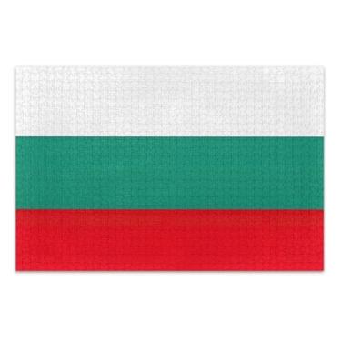 Imagem de Bulgaria Flag Puzzle 1000 Pieces, Families Pieces Fit Together Perfectly