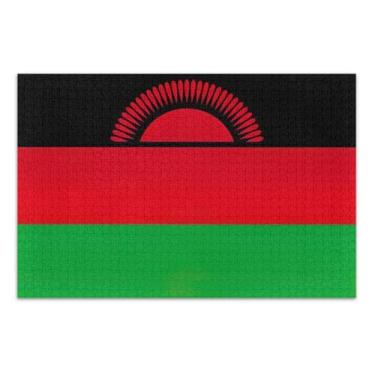 Imagem de Malawi Present Flag Jigsaw Puzzles 1000 Pieces for Adults Challenging Jigsaw Puzzle Perfect for Game Nights
