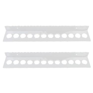 Imagem de Fabater Suporte de Tesoura Montado na Parede Rack de Armazenamento de Tesoura de Acrílico Resistente para Salão de Cabeleireiro, Escritório, Casa, Organizador de Salão de Parede Transparente para Ferramentas de Estilo de Cabelo