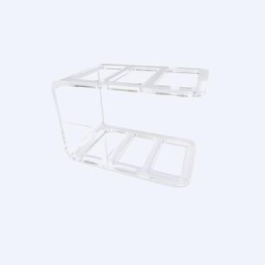 Imagem de Porta Controle Remoto Material AcríLico Acomoda TrêS Pessoas Adequado para Guardar Controles Remotos de TelevisãO e Ar Condicionado