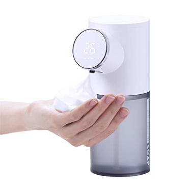 Imagem de Dispenser de Sabonete em Espuma Automático com Display Temperatura e Energia Sem Toque Recarregável via USB para Banheir