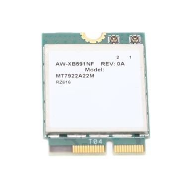 Imagem de Estink M.2 WiFi 6E 5.2 Wireless Card Tri Band 5374Mbps Placa de Rede para Laptop 14-EY0095CL GV301R Com Bandas de .4GHz 5GHz 6GHz