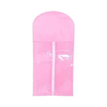 Imagem de Conjunto De Bolsas Para Armazenamento De Perucas Pretas Com Cabide Par