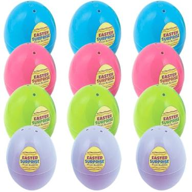Imagem de Fun Express Ovos de Páscoa cheios de surpresa de pelúcia - 12 peças.