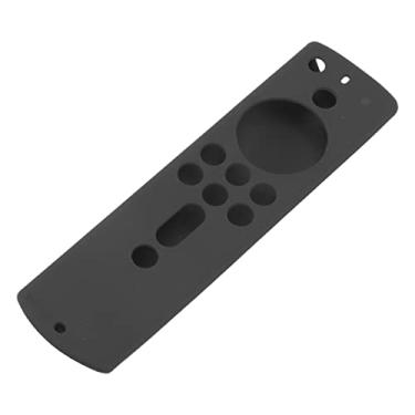 Imagem de GLOGLOW Capa de Necessidades Diárias para Fire TV Stick 4K 2018 Remoto, Capa Leve à Prova de Choque, Antiderrapante Com Cordão Protetor de Silicone Nan (Cinza)