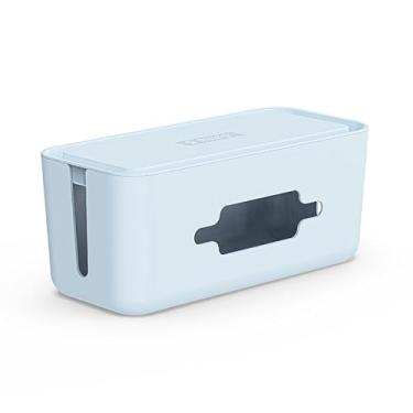 Imagem de ORICO Caixa de gerenciamento de cabos, caixa oculta de cabos para esconder tiras de energia na mesa ou no chão, evitar que crianças e animais de estimação se toquem, organizadores de cabos elegantes